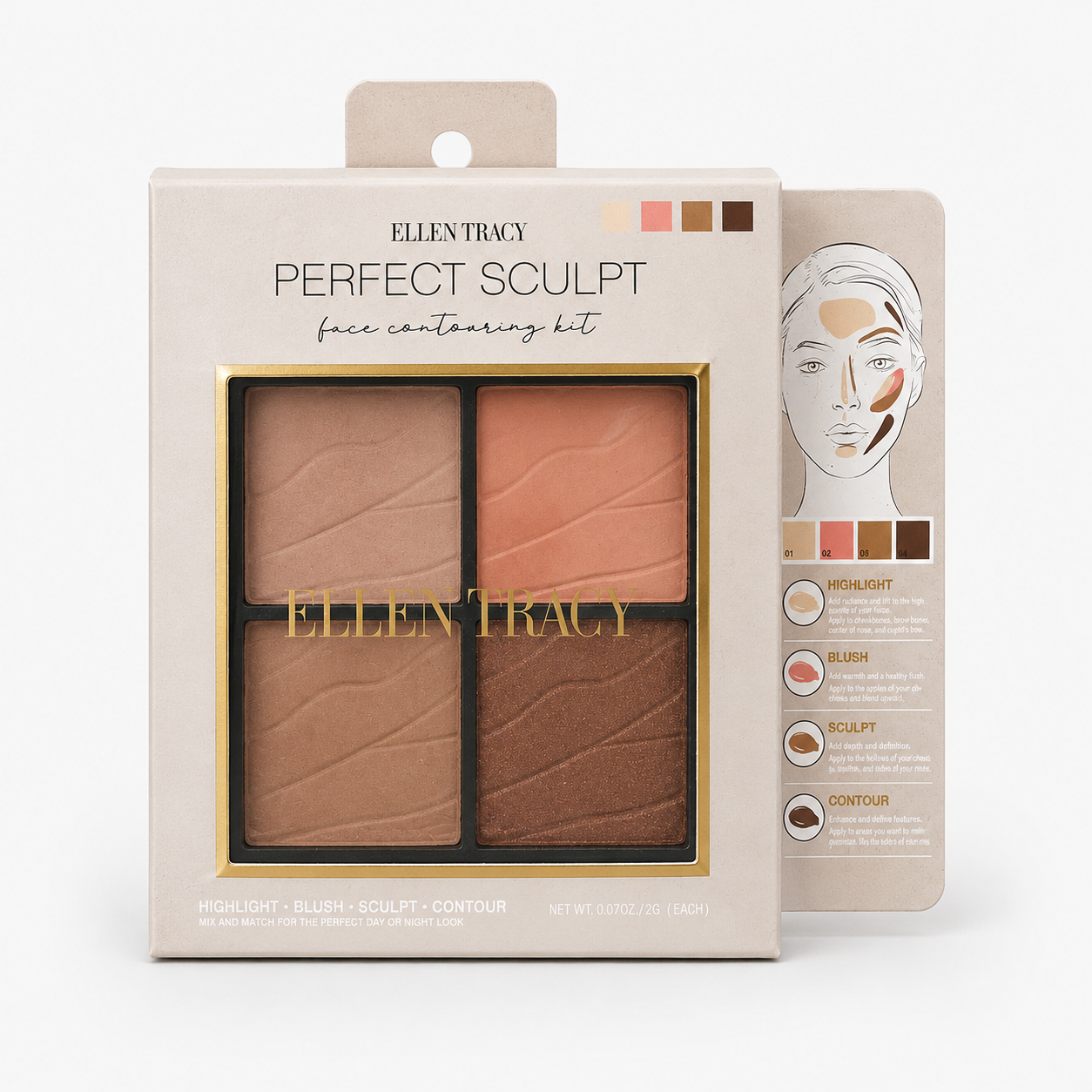 Ellen Tracy Perfect Sculpt Face Contouring Kit