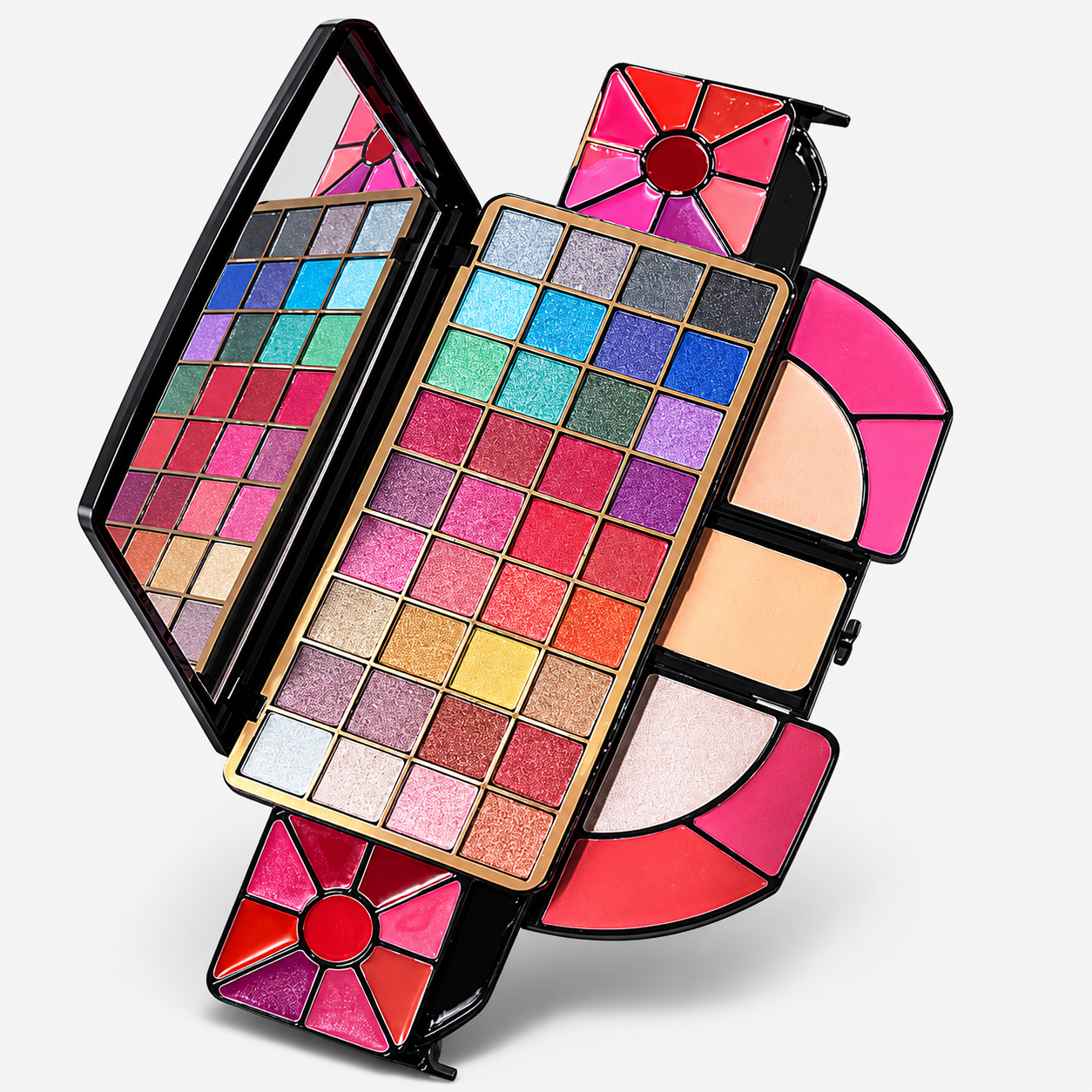 All-in-One Professional Makeup Kit – Eyeshadow, Blush, Highlighter & Lip Palette