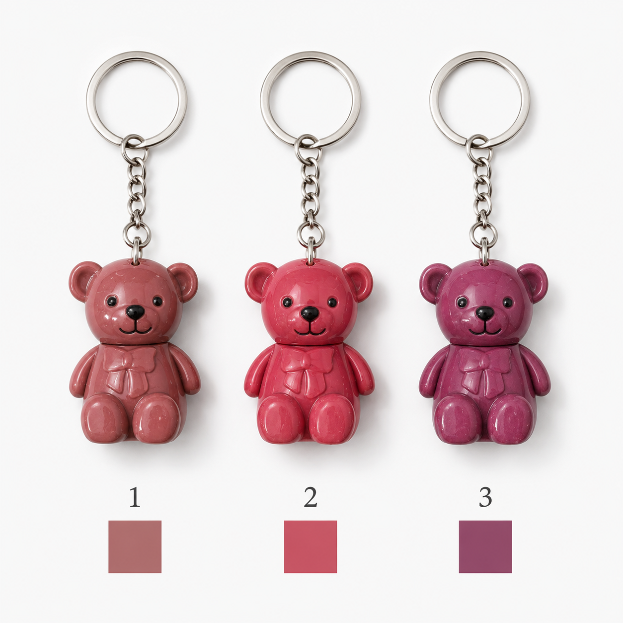 Cute Teddy Bear Keychain