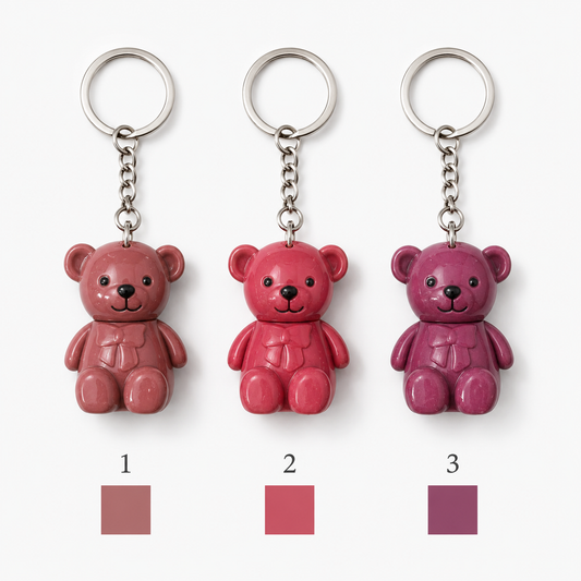 Cute Teddy Bear Keychain