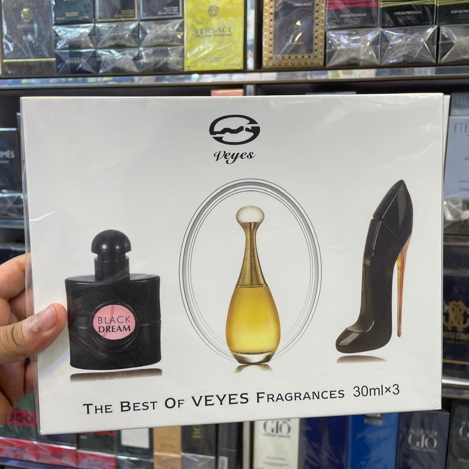 THE BEST OF VEYES FRAGRANCES 30ml X3