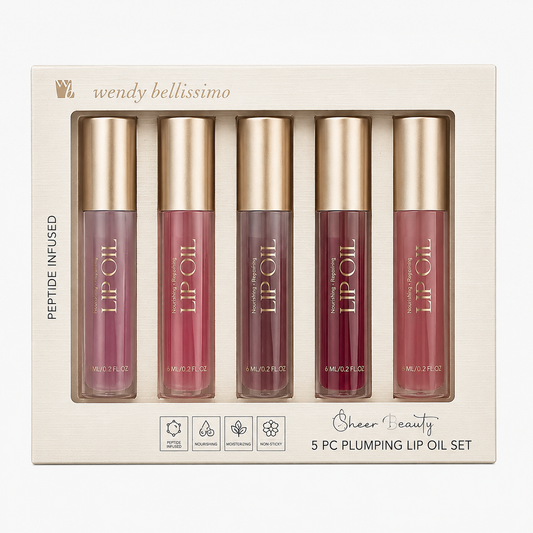 5 PC PLUMPING LIP OIL SET